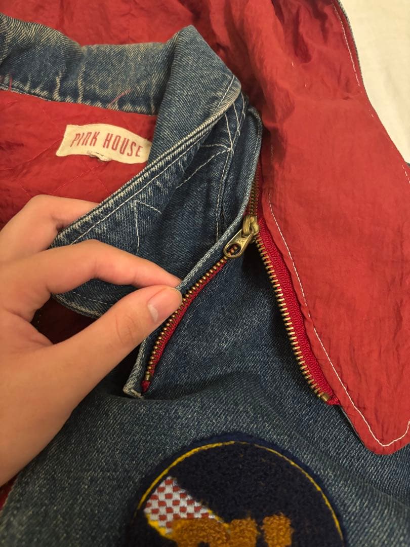 PINK HOUSE ゼッケン ブルゾン デニムジャケット 売り切り処分セール‼️