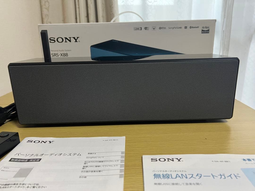 SONY SRS-X88 Bluetooth ハイレゾ スピーカー　美品