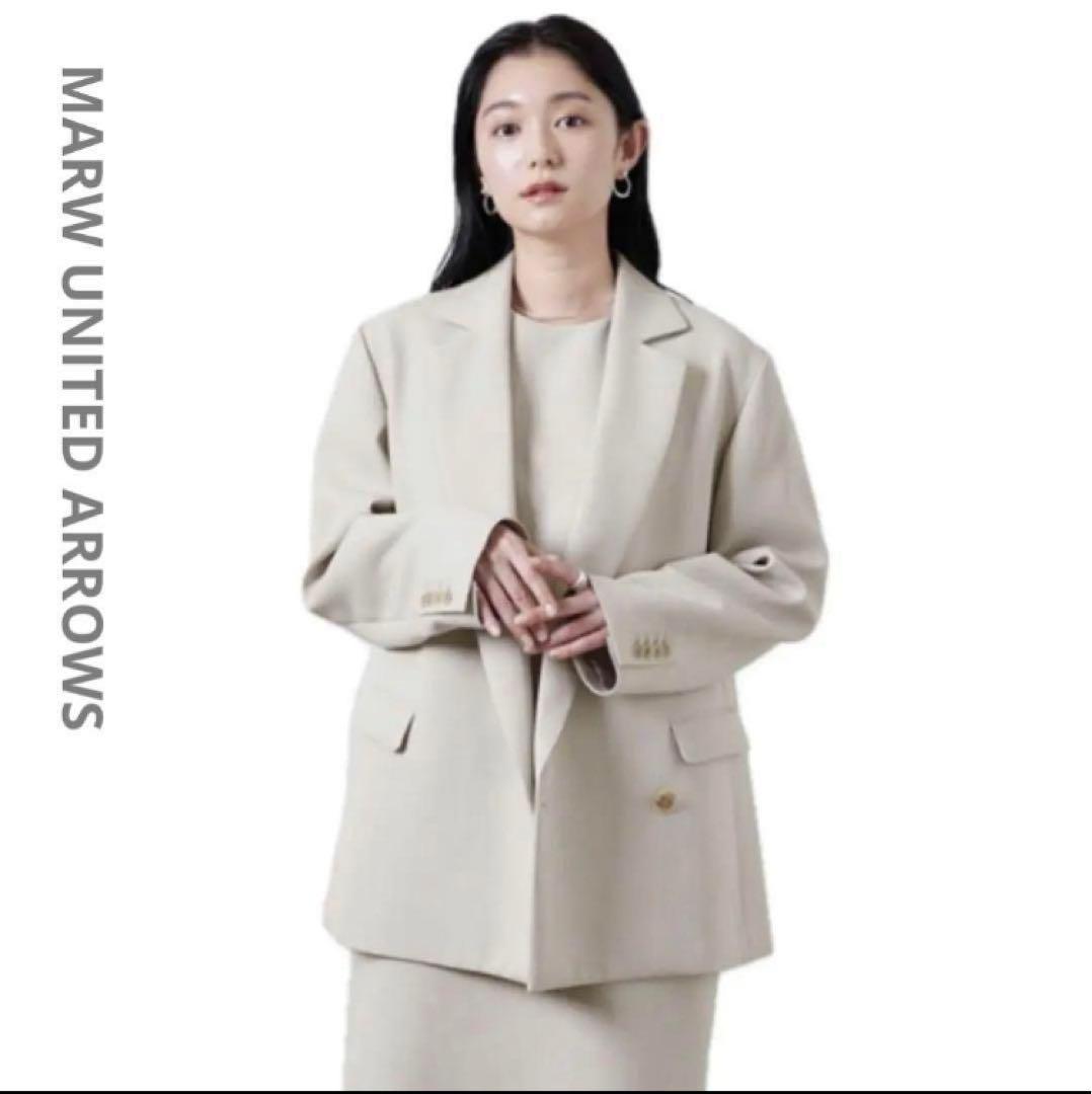 36＜MARW UNITED ARROWS＞バック アシンメトリー ジャケット