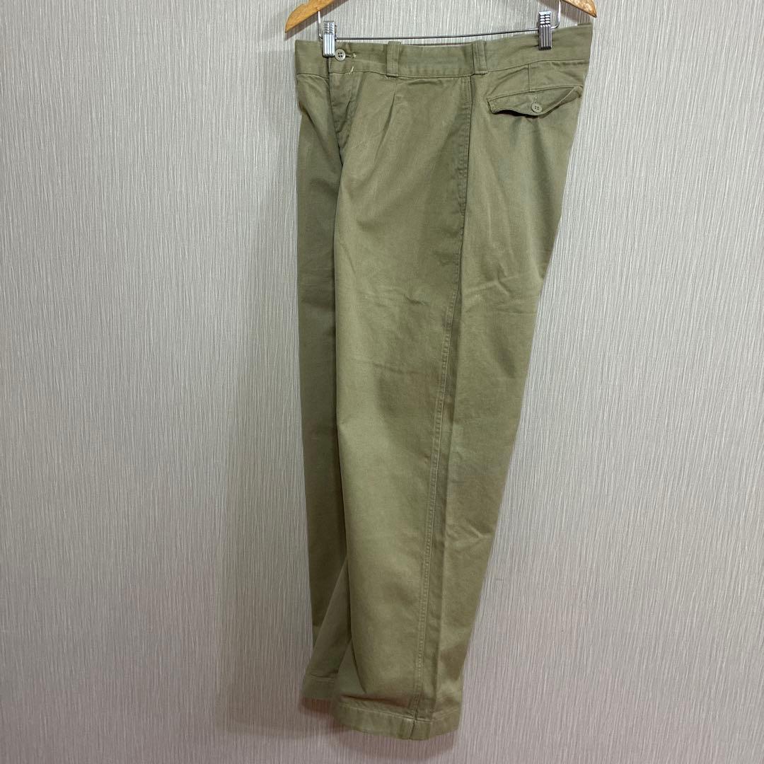 フランス軍　M52後期　オリジナル　カーキ チノパン サイズ35 33インチ相当