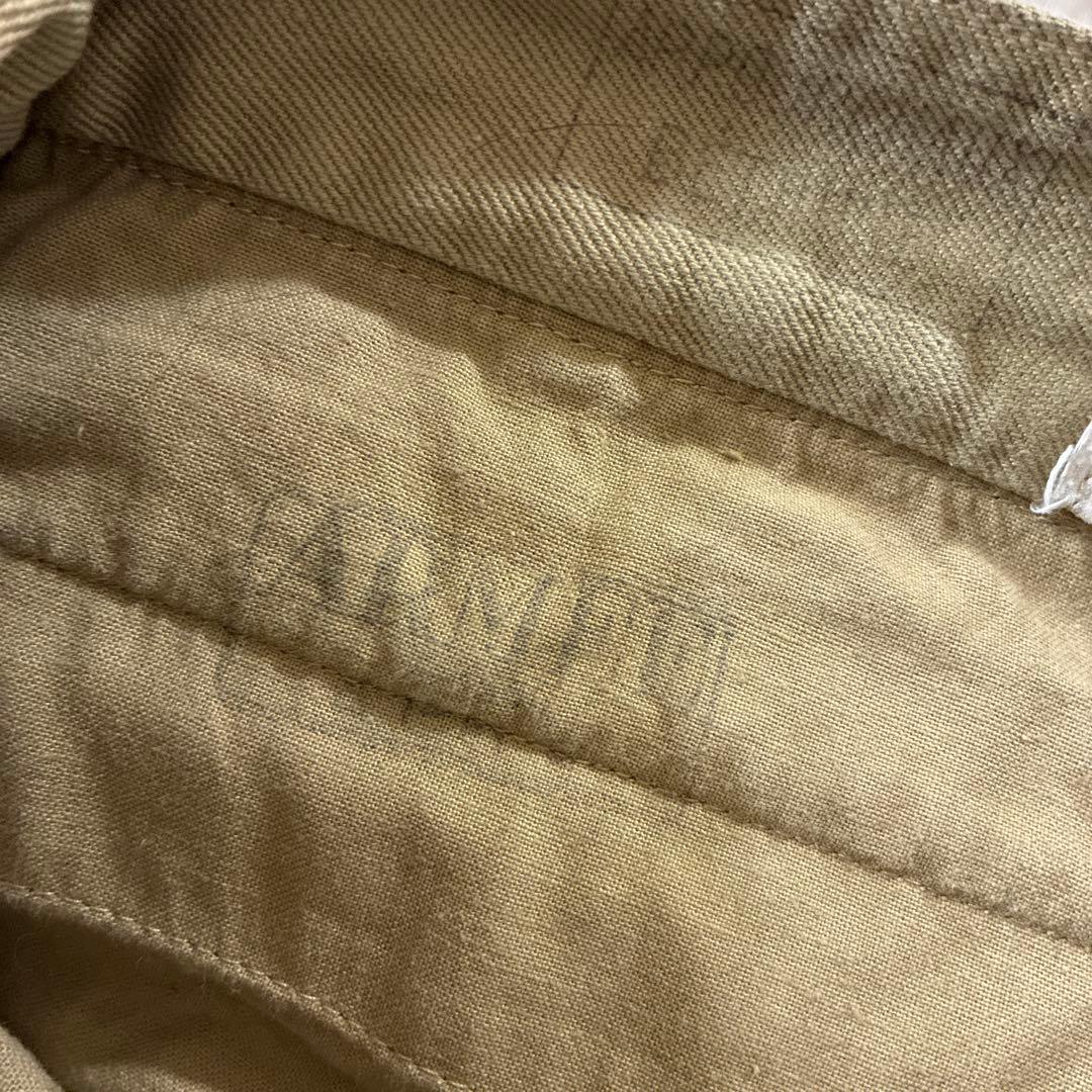 フランス軍　M52後期　オリジナル　カーキ チノパン サイズ35 33インチ相当