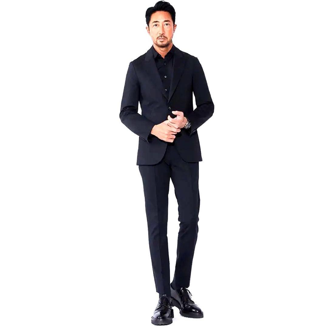 干場義雅MOVB Duplex Cotton Jersey セットアップネイビー