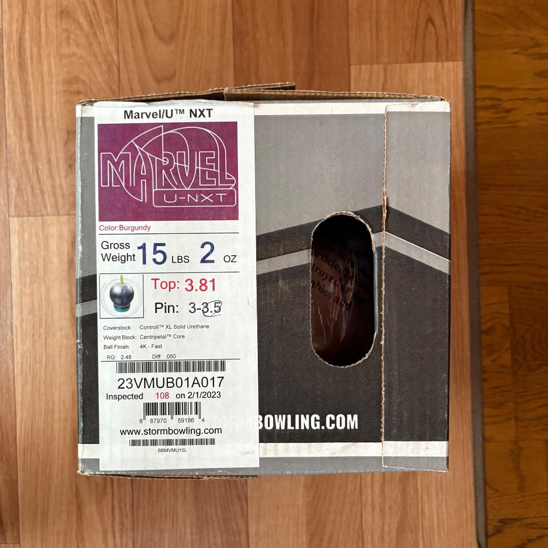 【未使用品】マーヴェル/U-ネクスト 15ポンド2オンス ストーム