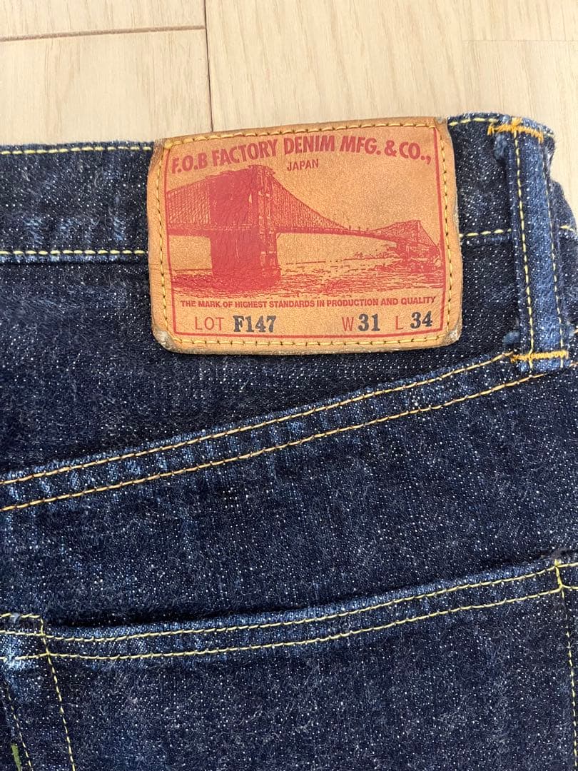 パンツ F.O.B FACTORY F147 G3 DENIM W31 L34