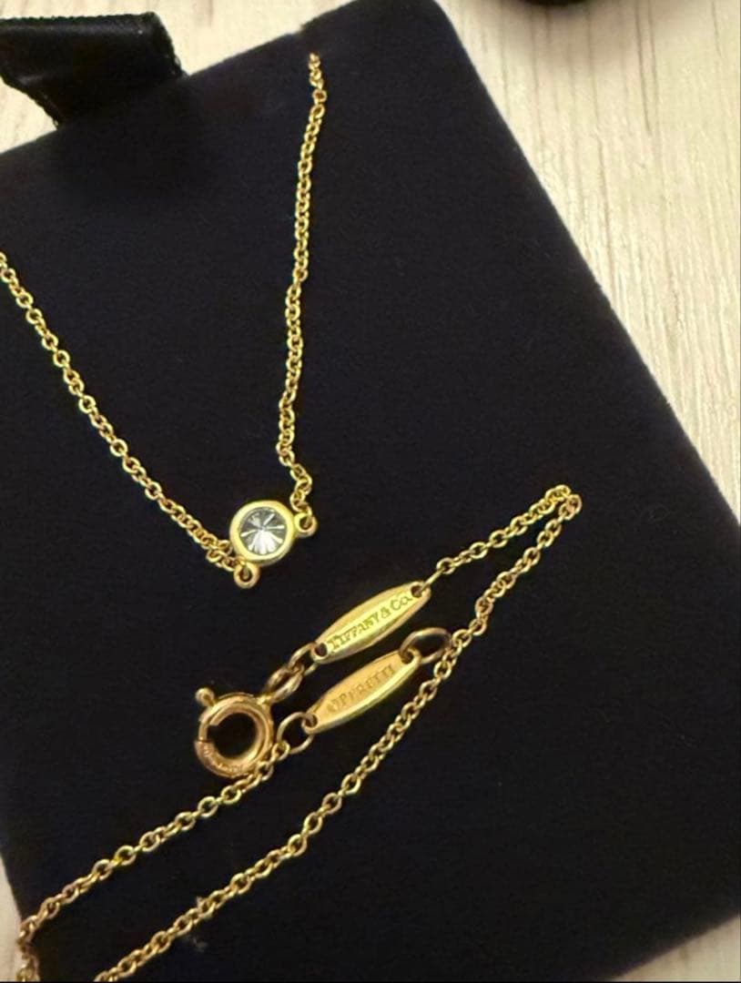 ティファニー ダイヤモンド ネックレス　0.12-0.14カラット バイザヤード