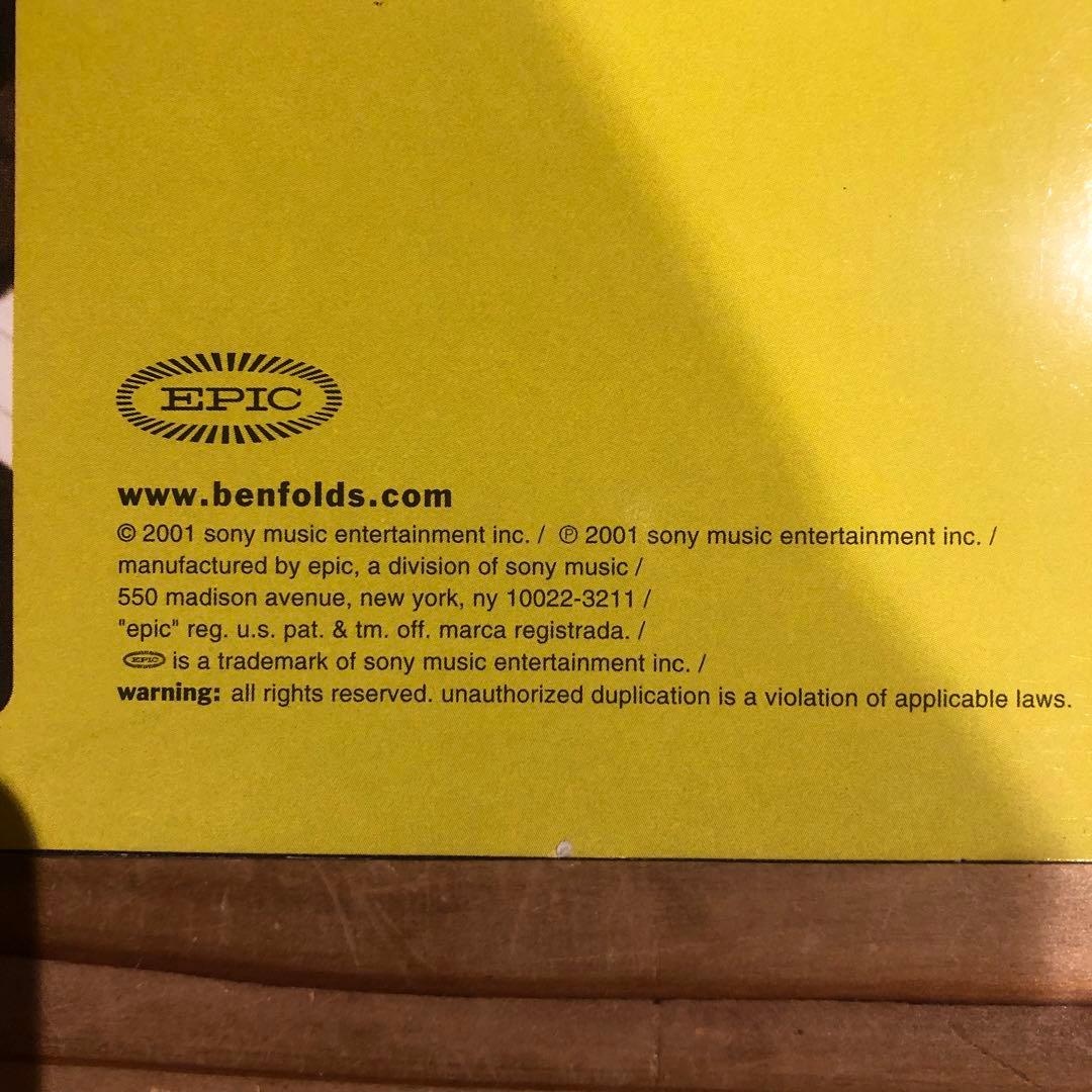 Ben Folds Rockin' The Suburbs LP レコード