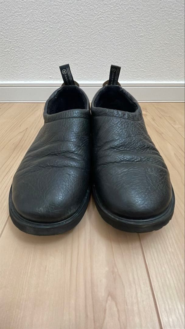 foot the coacher ANARCHO 黒 スリッポン