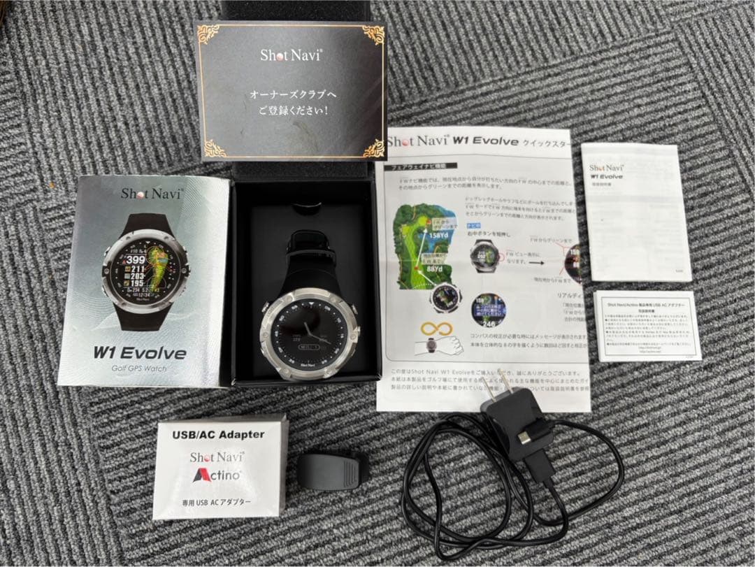 S47　ゴルフ ナビ　Shot Navi W1 Evolve ゴルフGPS