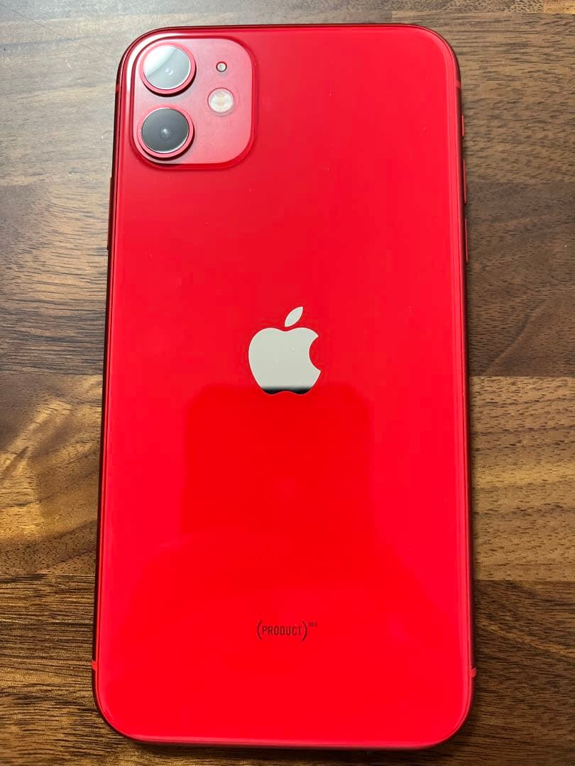 美品　iPhone 11 256 GB SIMフリー　レッド　本体