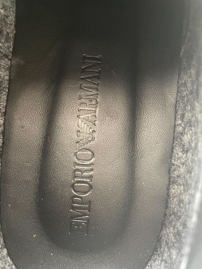 Emporio Armani ブラック ドレスシューズ