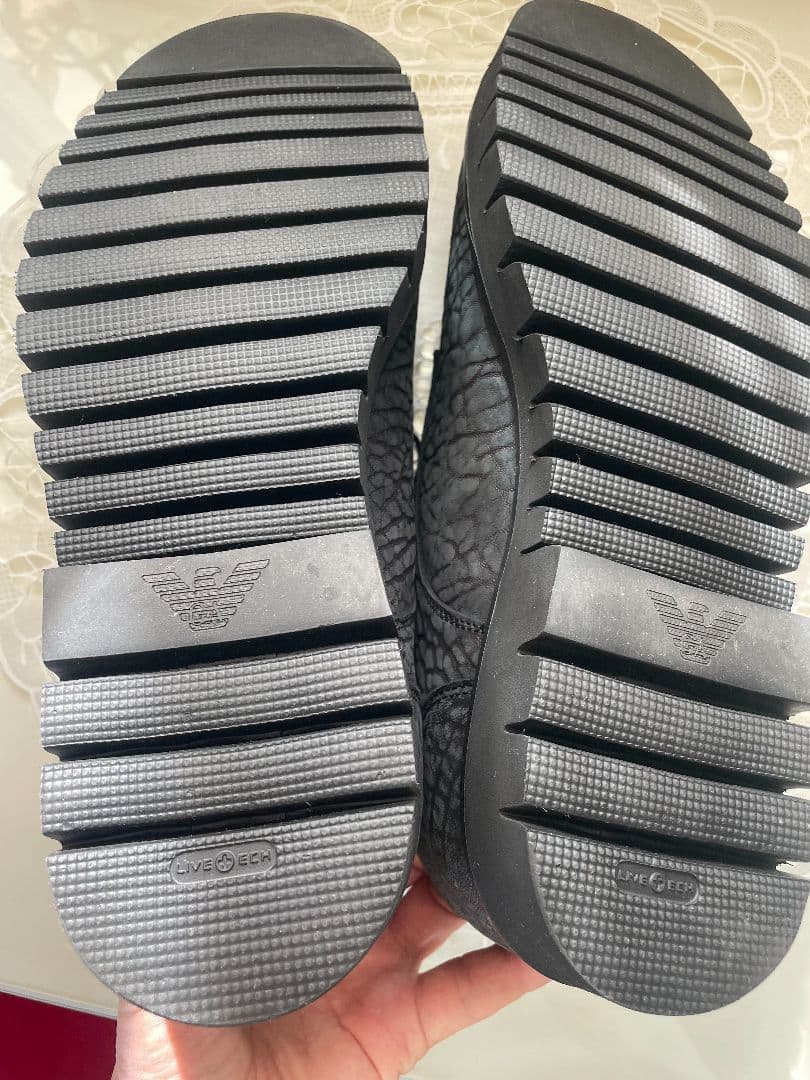 Emporio Armani ブラック ドレスシューズ