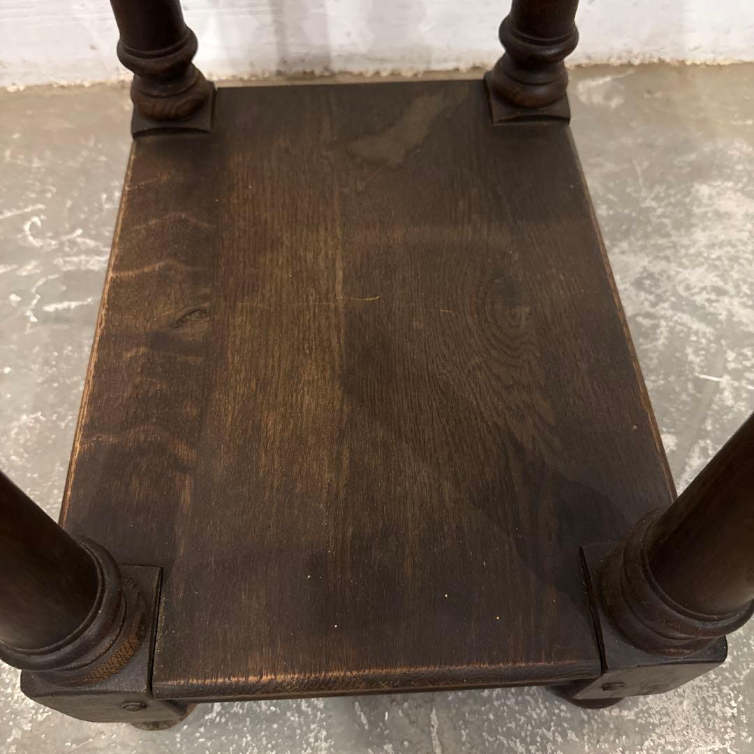 ビンテージ　木製サイドテーブル　ベッドサイドテーブル