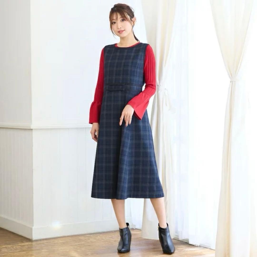 チェックジャンパースカート／ローズティアラ（Rose Tiara）