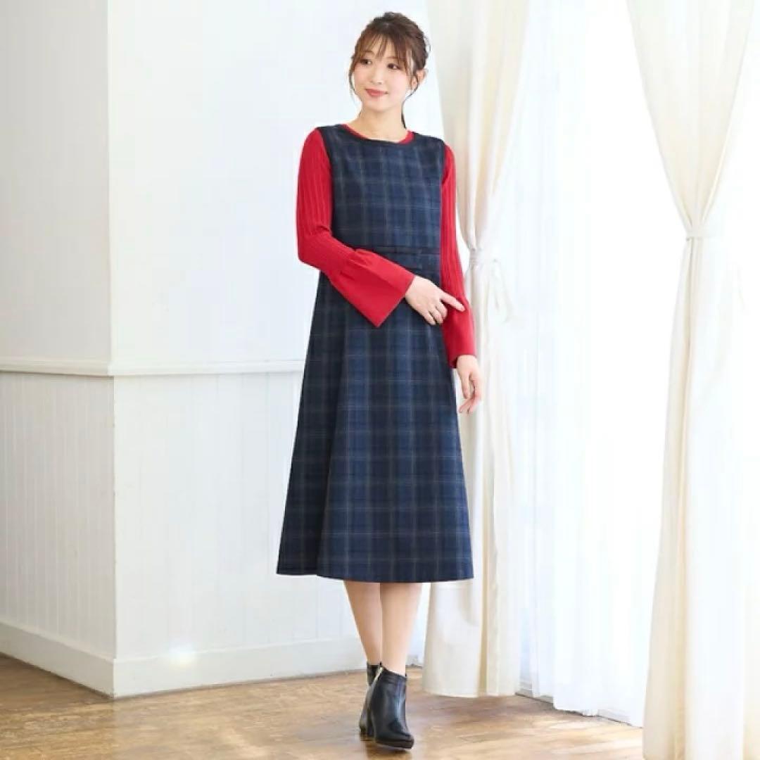 チェックジャンパースカート／ローズティアラ（Rose Tiara）