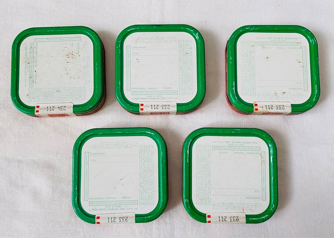 フジカラー　REVERSAL FILM RT125 16mm フィルム　セット