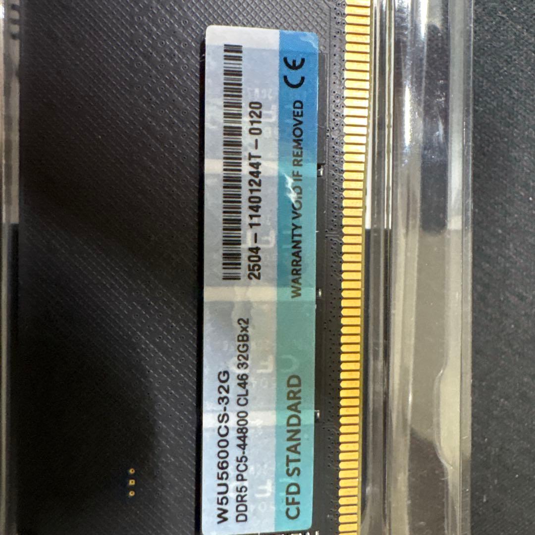 CFD W5U5600CS-32G DDR5 32GB ×2 64GBメモリー