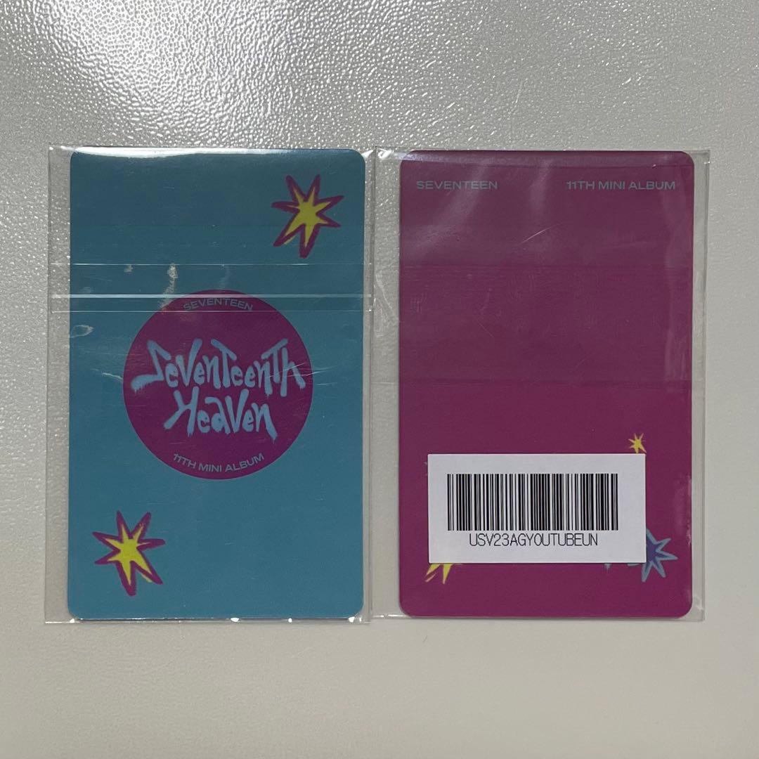 タレントカード SEVENTEEN SEVENTEENTH HEAVEN AM5:26Ver.