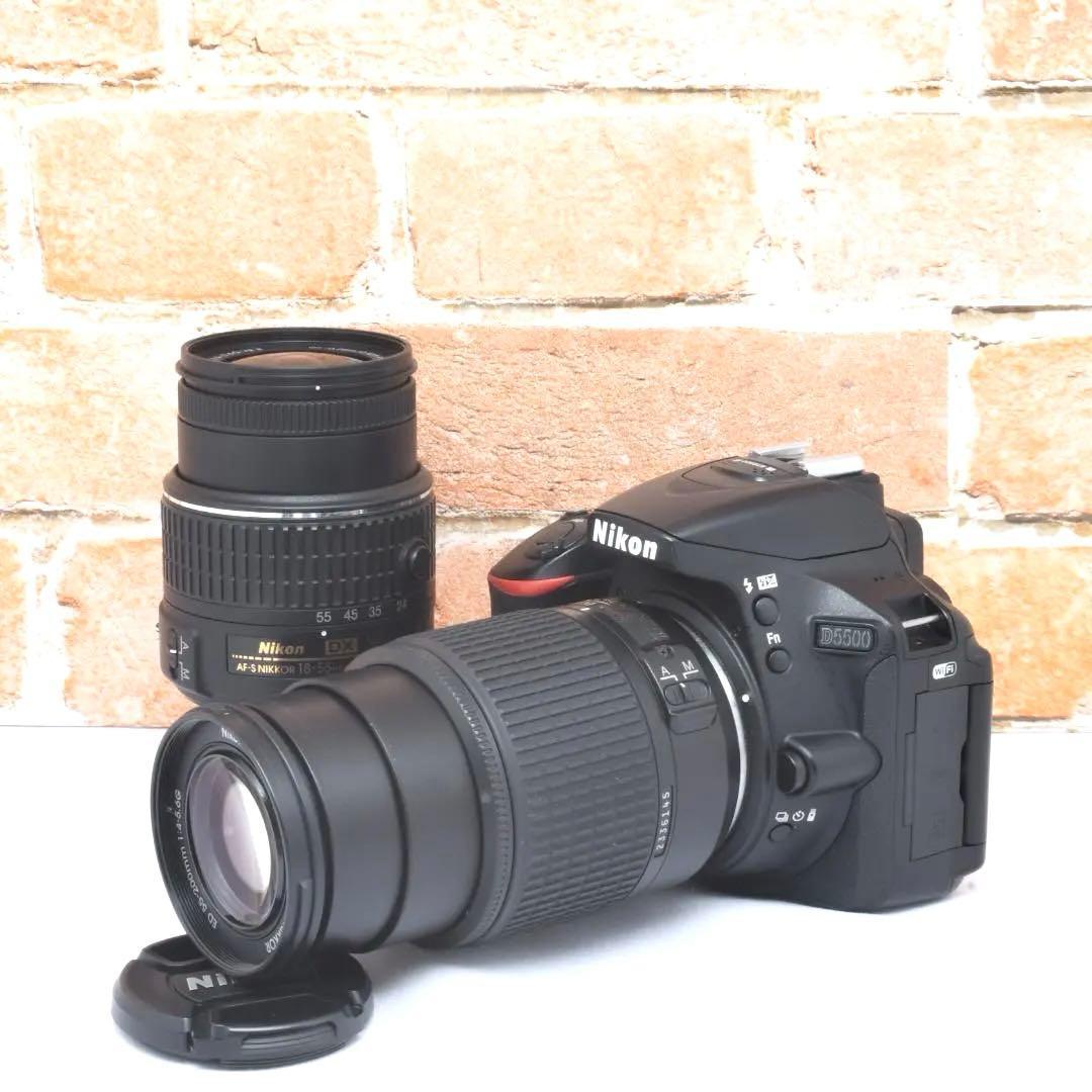Wi-Fi機能つき✨Nikon ニコン D5500✨一眼レフ入門おすすめ◎