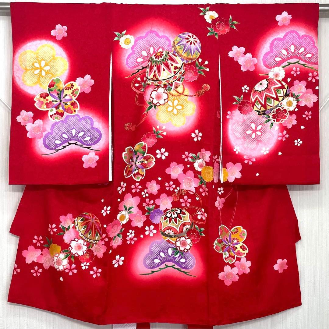 宮詣り 女の子　正絹　初着 産着 着物