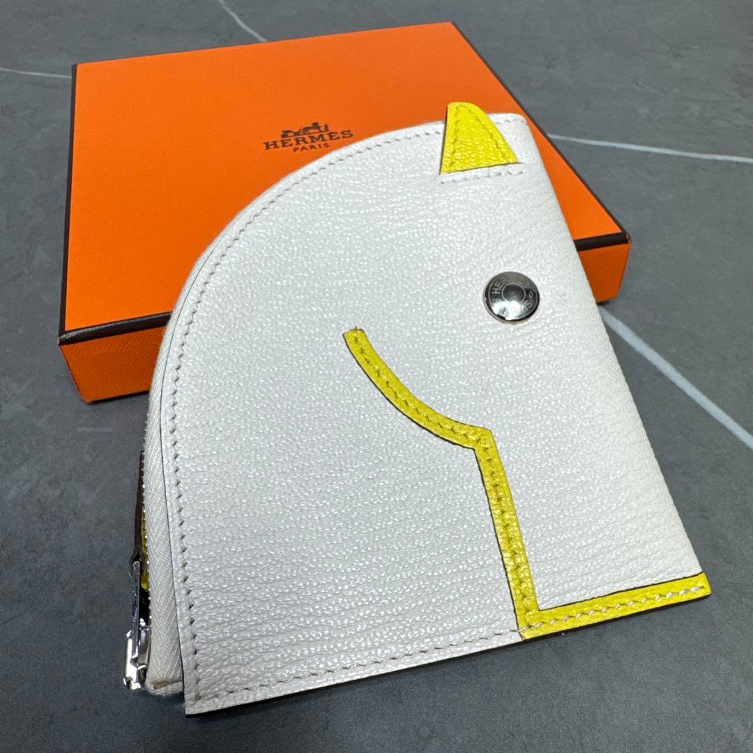 美品　エルメス HERMES ケース パドック 馬　財布　ナタ