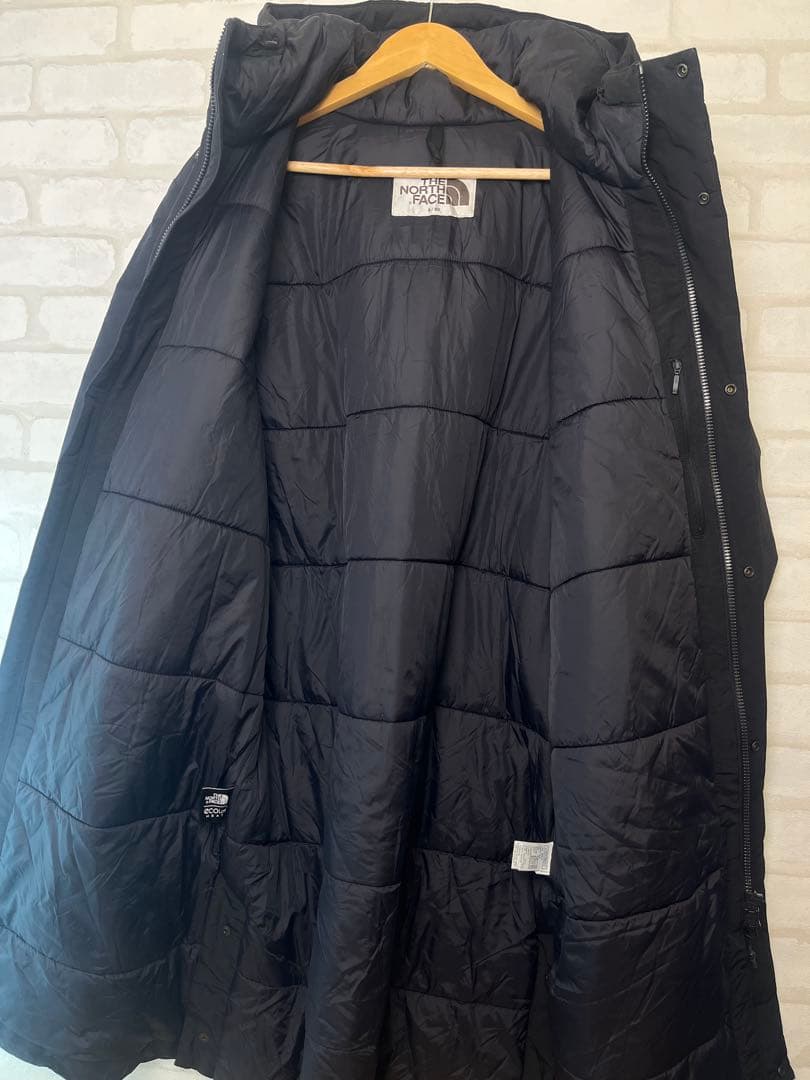 THE NORTH FACE ノースフェイス　韓国　ベンチコート　ロング　黒