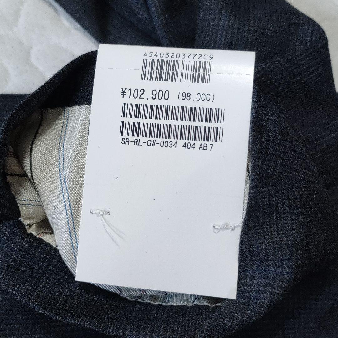 未使用品✨ポロバイラルフローレン　セットアップスーツ　グレンチェック　グレー