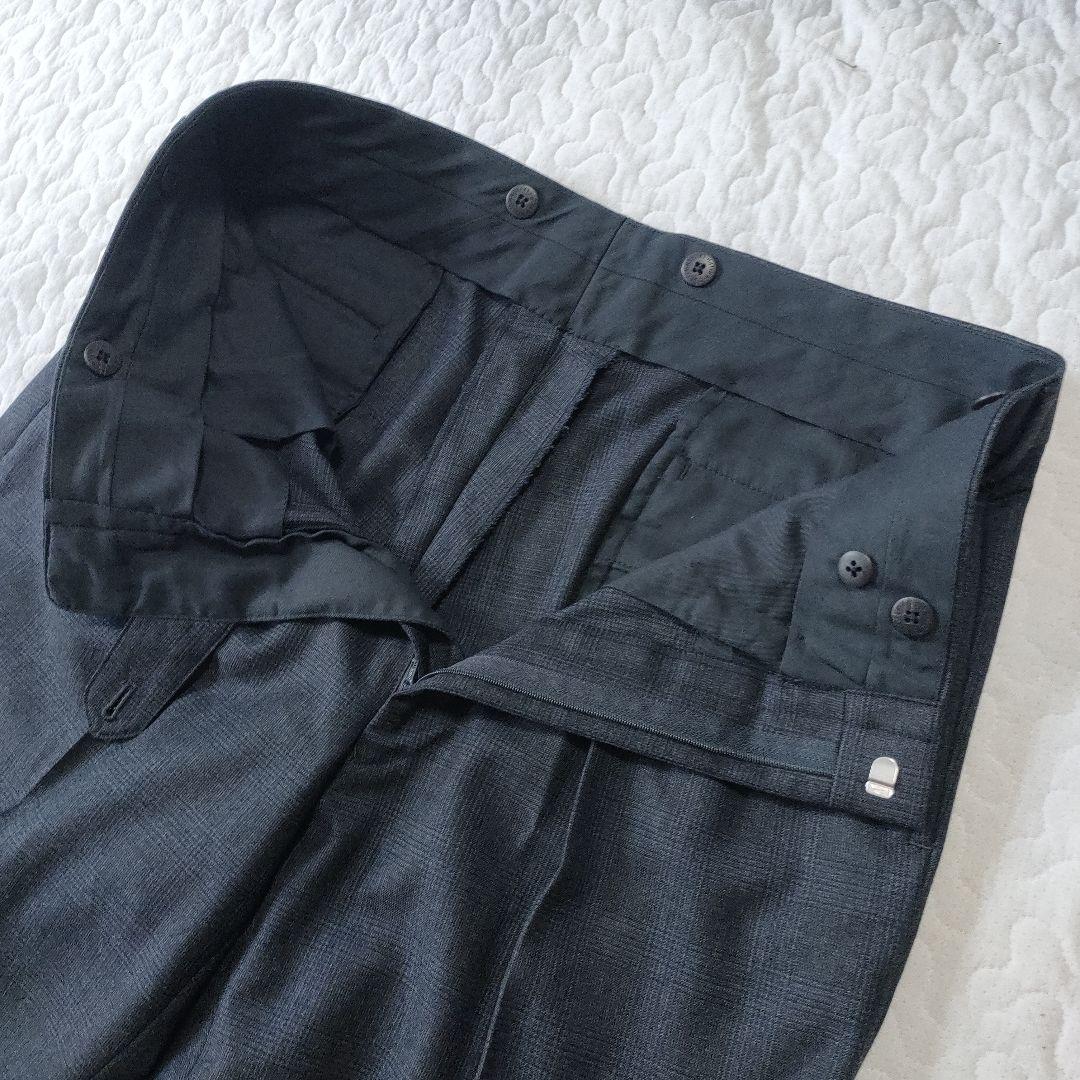 未使用品✨ポロバイラルフローレン　セットアップスーツ　グレンチェック　グレー