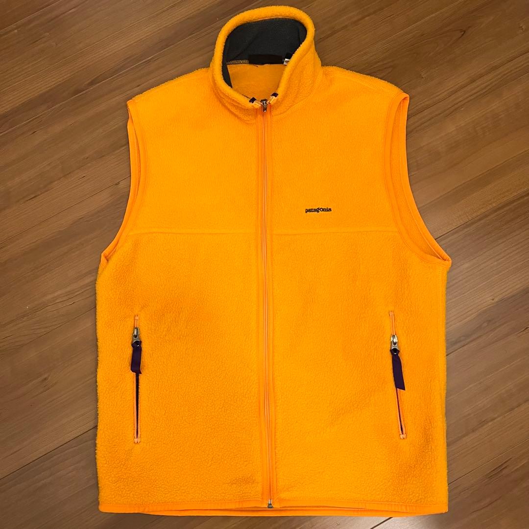 90s　美品　パタゴニア　シンチラベスト　M マンゴー　USA製