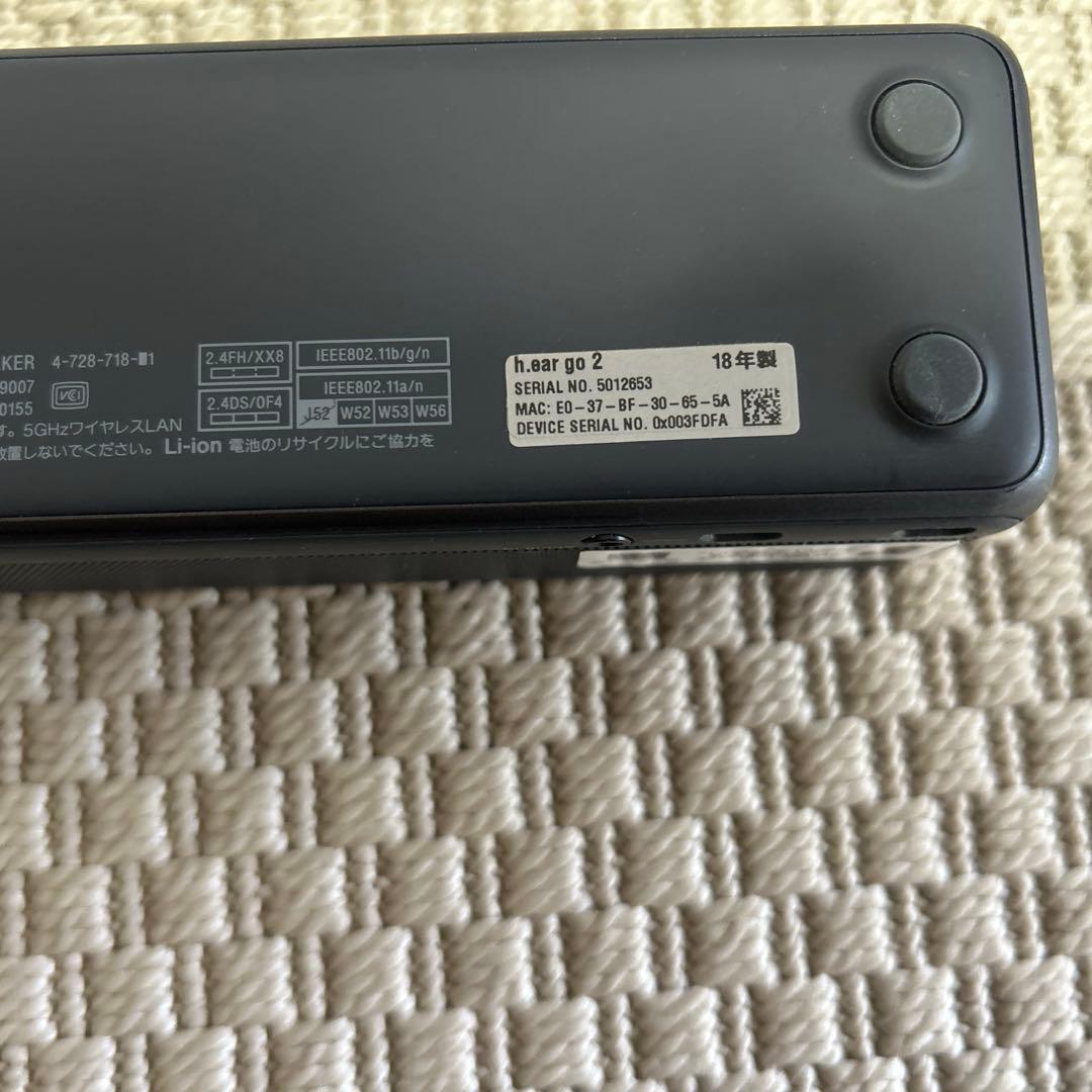 SONY ソニー　ワイヤレススピーカー　SRS-HG10 h.ear go2