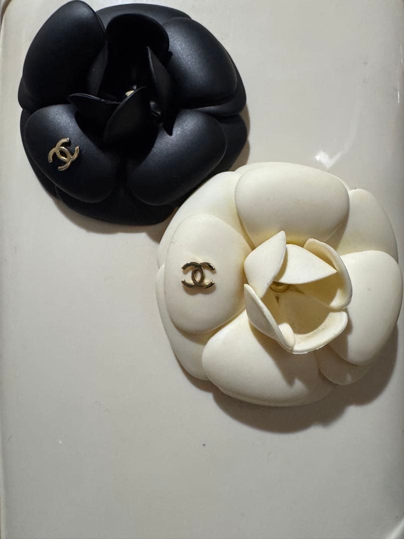 最終価格！CHANELホワイト カメリアレインブーツ 花モチーフ