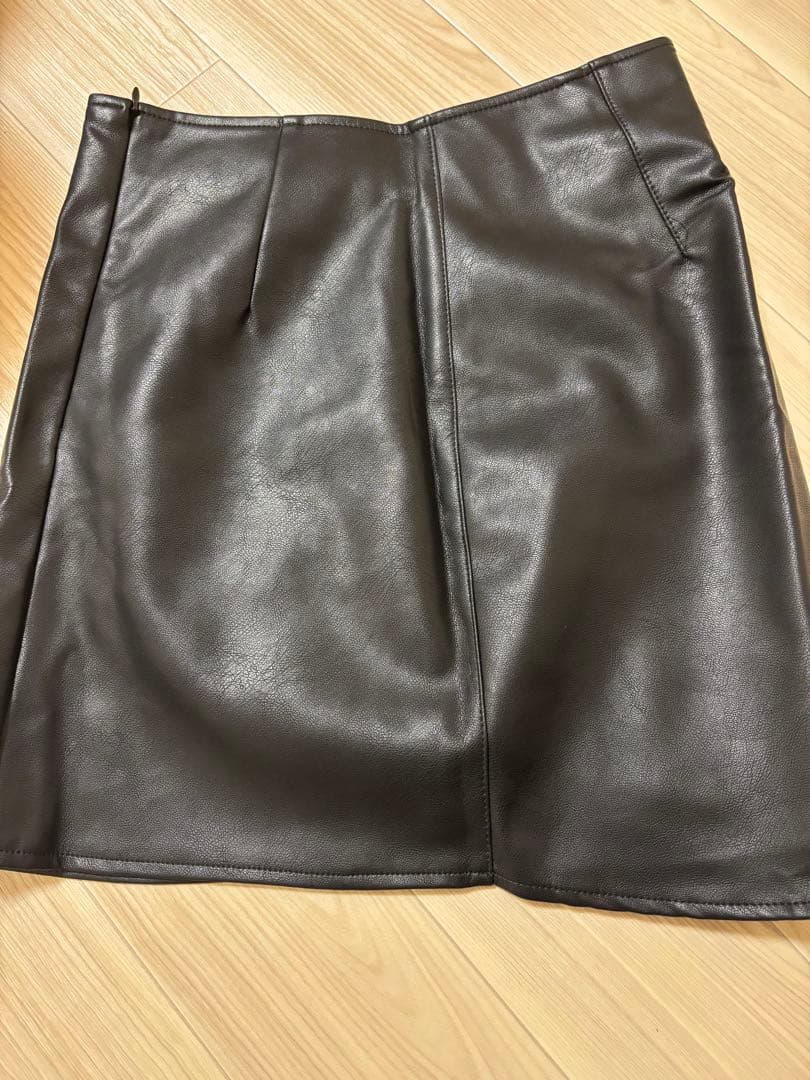 diante レザー スリット スカート