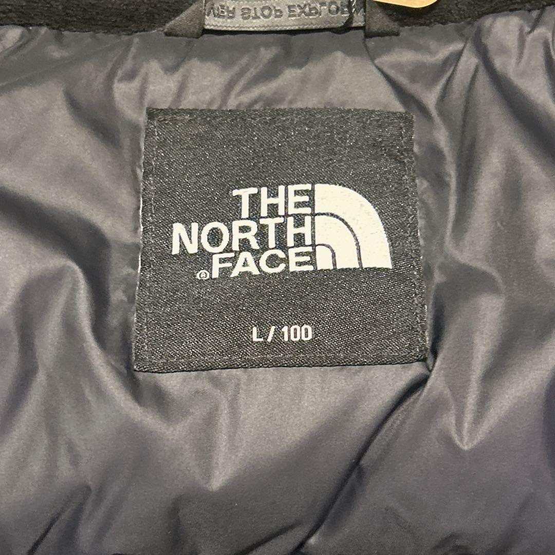 ザノースフェイス　ペイズリー　バンダナ　ヌプシ　黒　ダウン　メンズ　L B-74