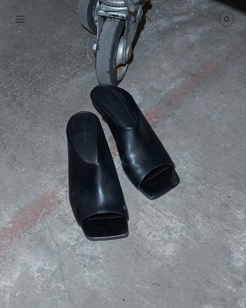 靴 Jose Moon SQUARE TOE MULES