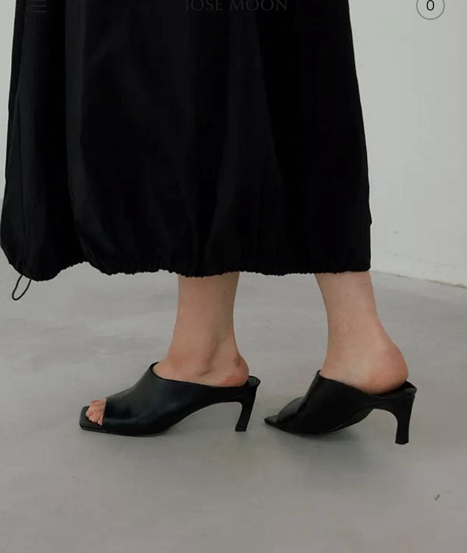 靴 Jose Moon SQUARE TOE MULES