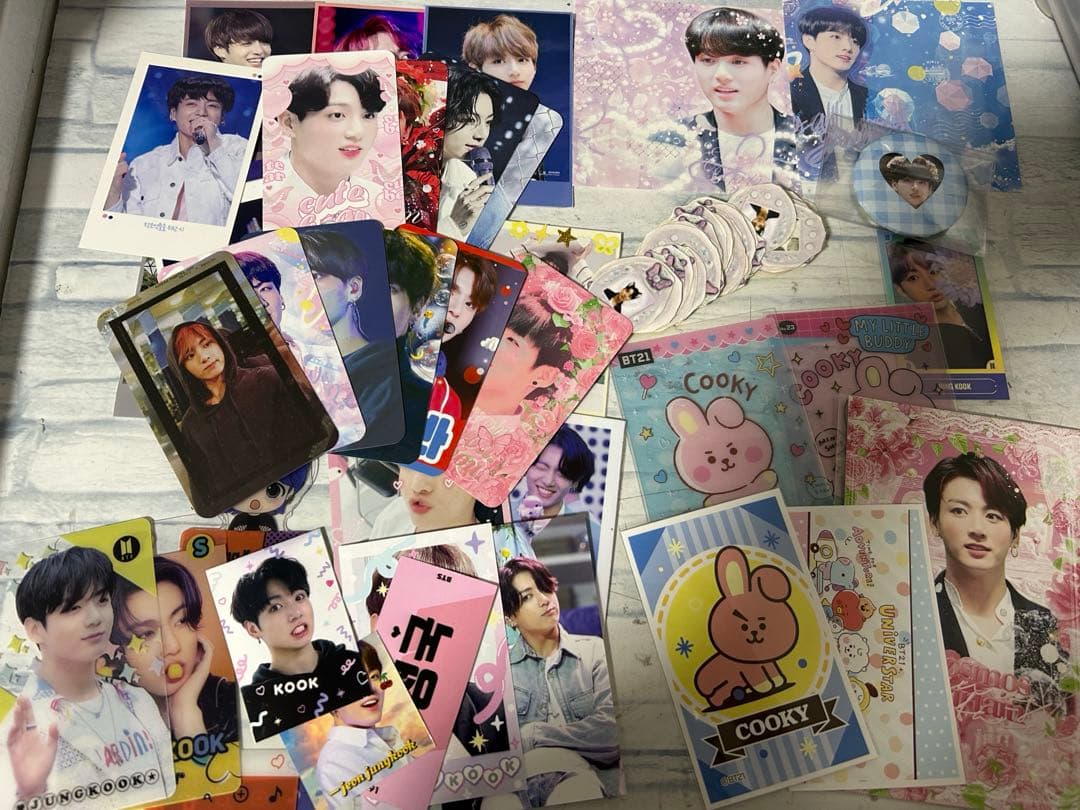 BTSジョングク公式トレカ32枚ミニフォト12枚セット