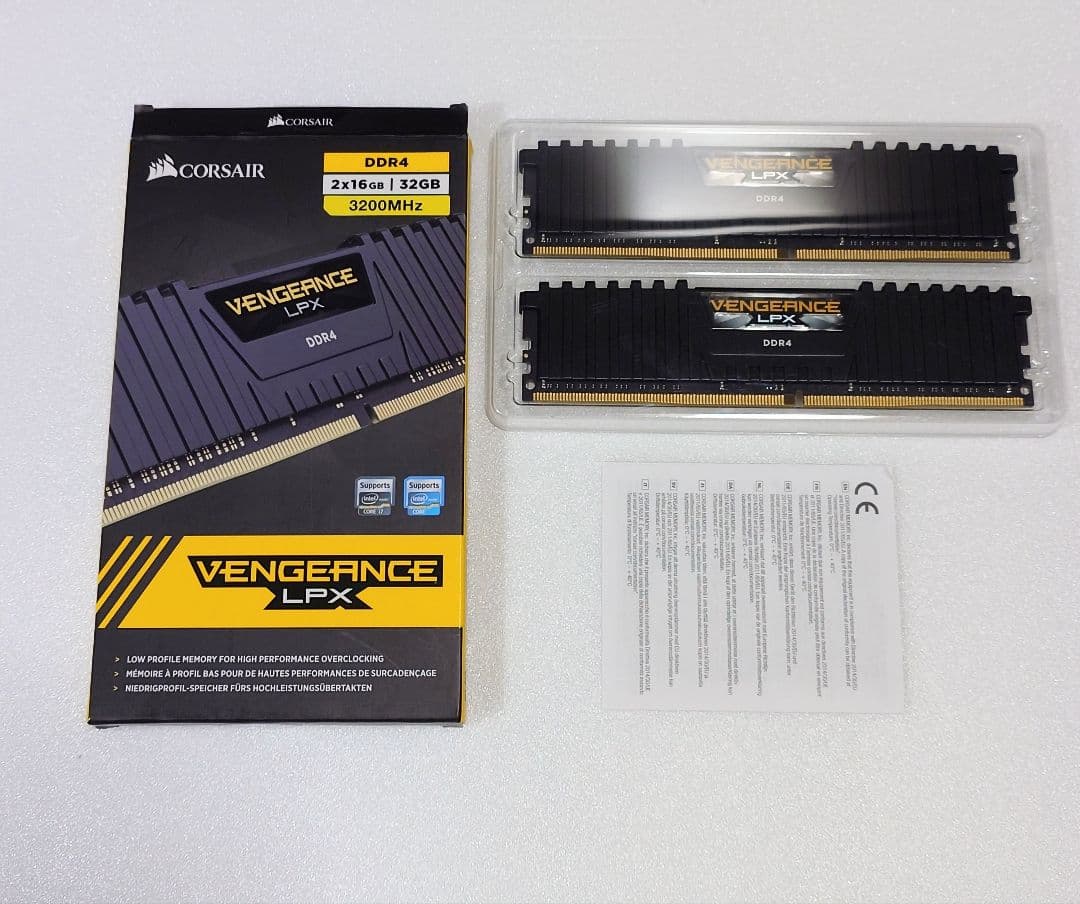 Corsair LPX DDR4 3200 16GB ×2 32GB 動作確認済