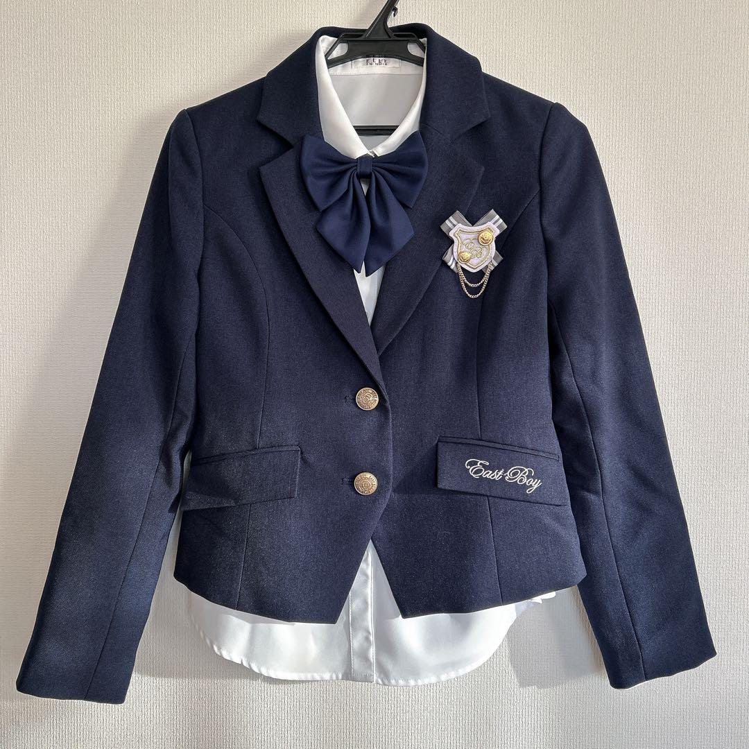 【未使用品✨】イーストボーイ フォーマル　スーツ 女の子 卒業式　165 紺