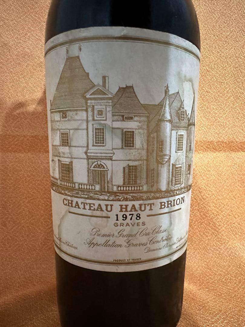 超希少シャトー・オー・ブリオン1978 赤