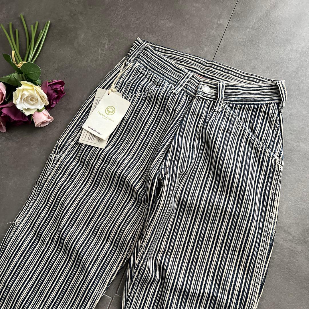 新品未使用✨タグ付き✨UES ペインターパンツ ランダム　ヒッコリーストライプ