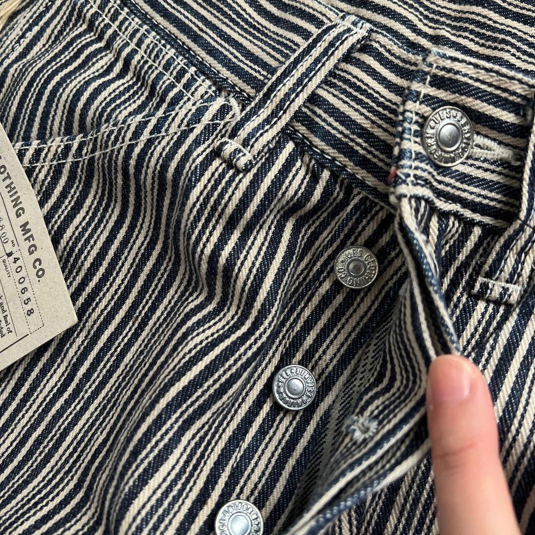 新品未使用✨タグ付き✨UES ペインターパンツ ランダム　ヒッコリーストライプ