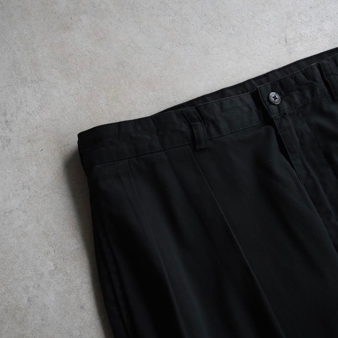 90s ポロゴルフ ラルフ ポロチノ ツータックチノ 黒 ブラック W34L31