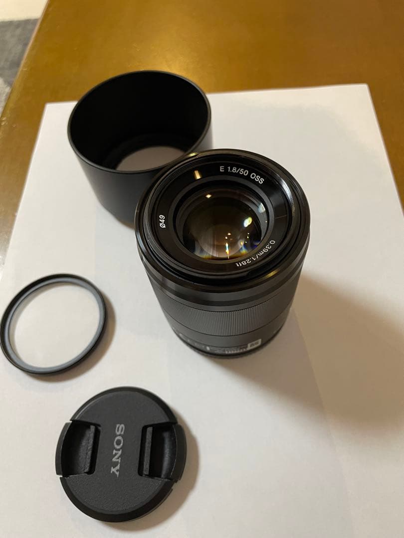 【極美品】SONY E 50mm F1.8 SEL50F18B 単焦点レンズ
