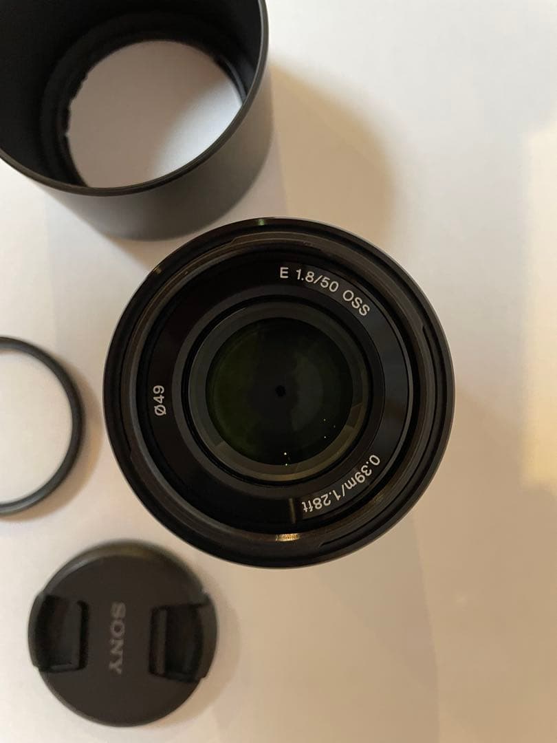 【極美品】SONY E 50mm F1.8 SEL50F18B 単焦点レンズ