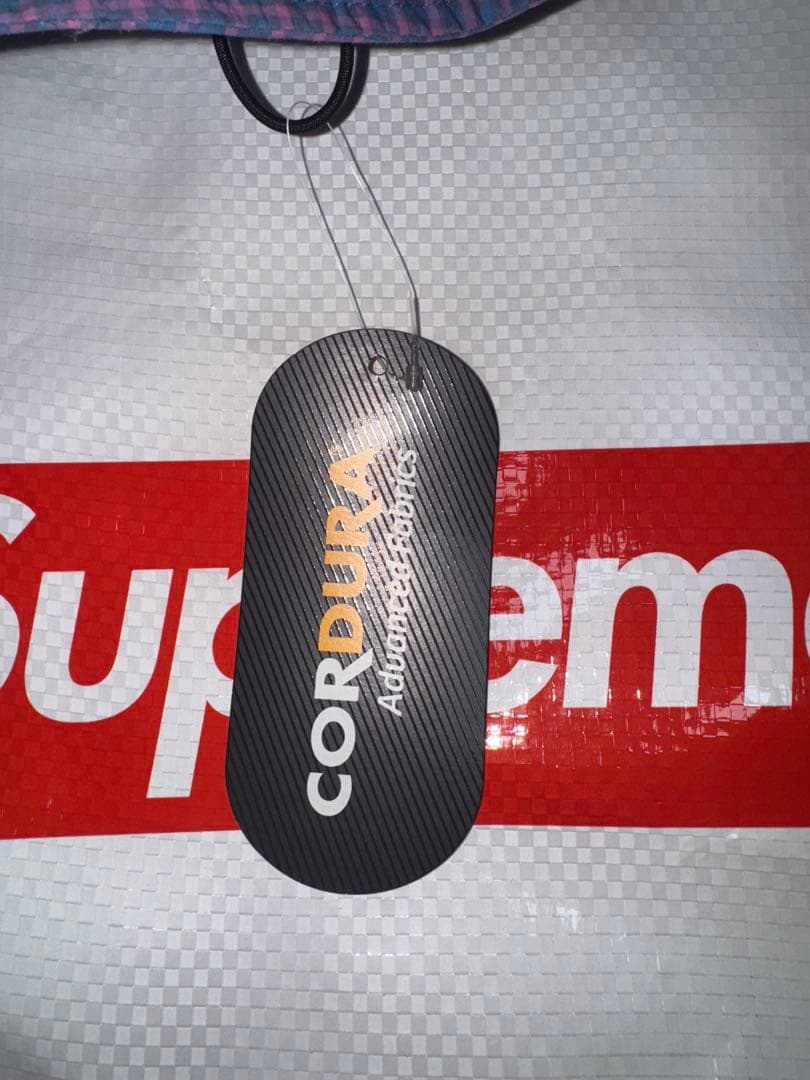 帽子 t.  Supreme Cordura Plaid Bell Hat