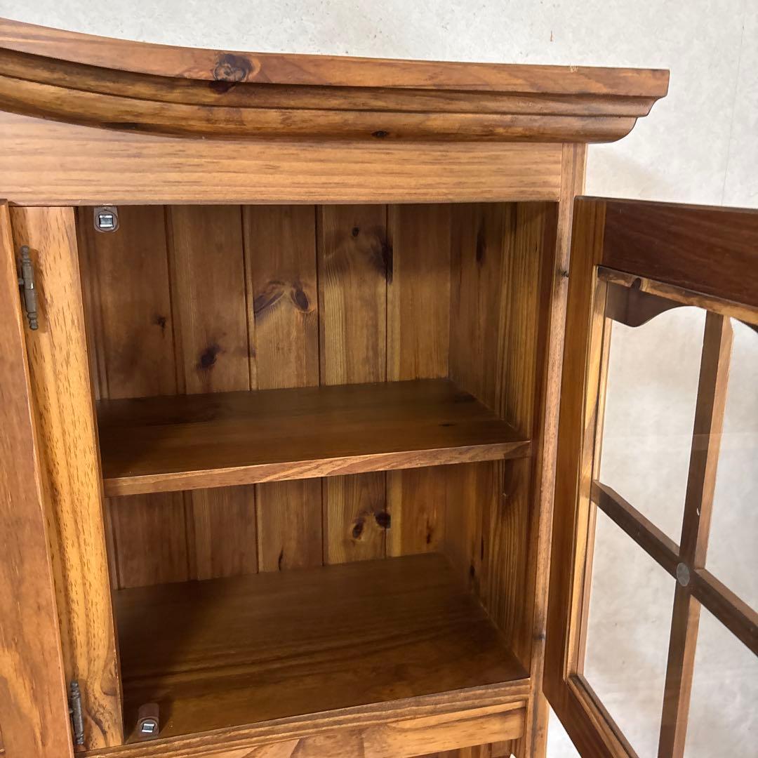 【良品】イタリア製 ヴィンテージ カップボード 食器棚 収納棚