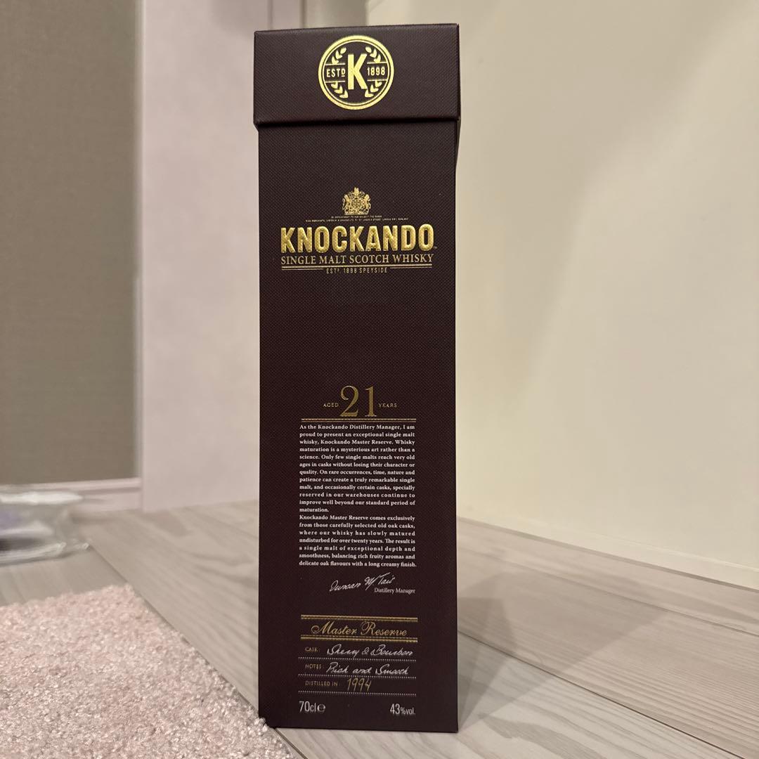 KNOCKANDO 21年 シングルモルトウイスキー 700ml レア