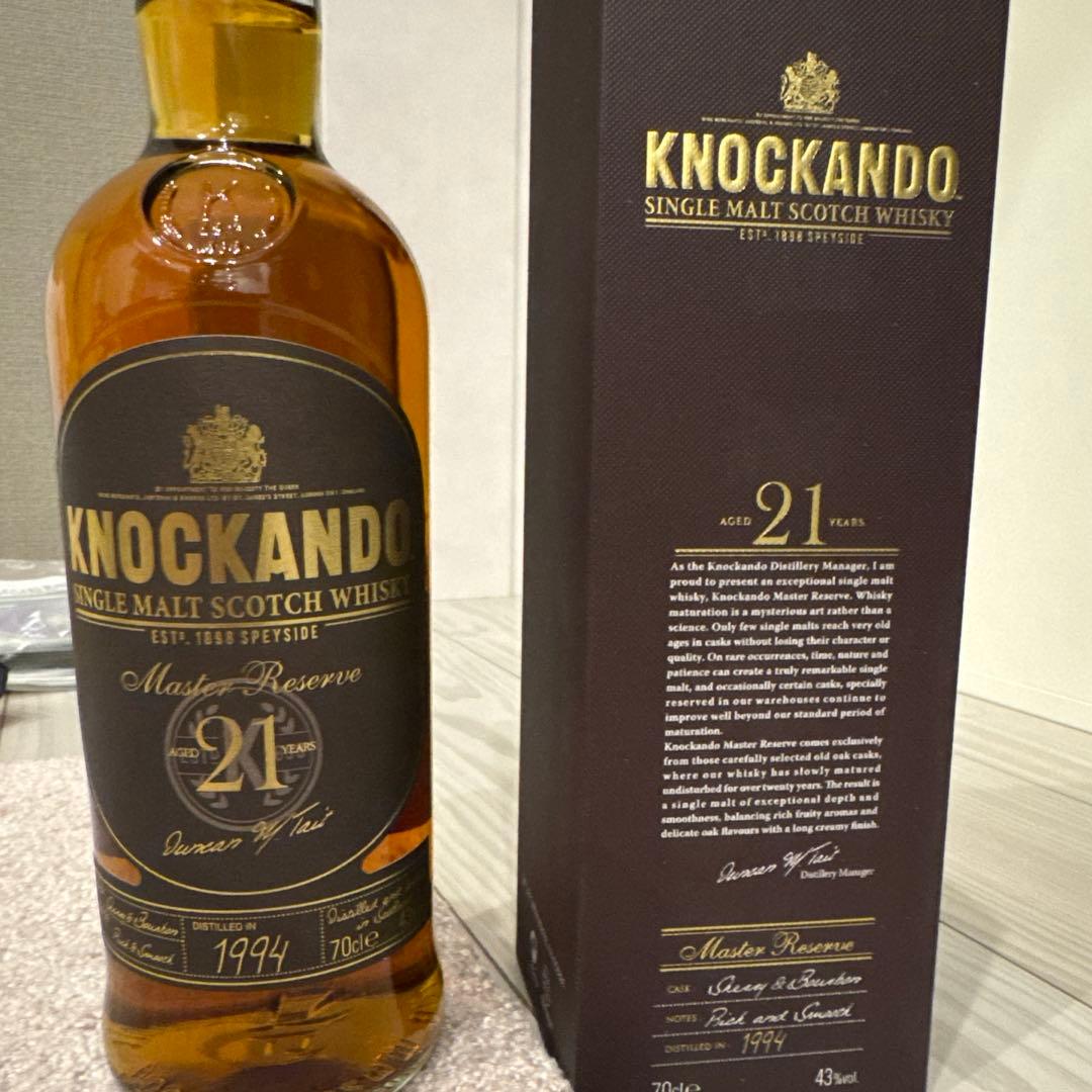 KNOCKANDO 21年 シングルモルトウイスキー 700ml レア