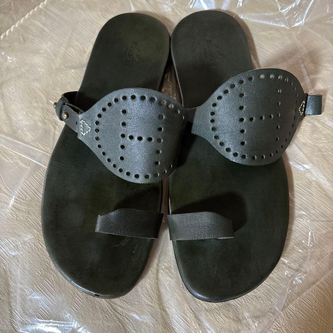 HERMES エルメス　エブリン　サンダル