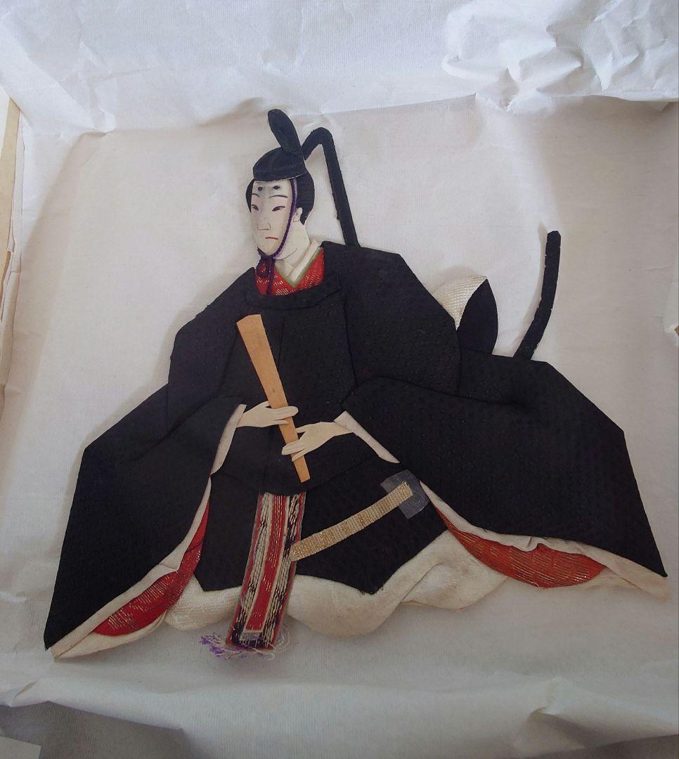 「押し絵雛の掛軸」内裏雛と三人官女と五人囃子