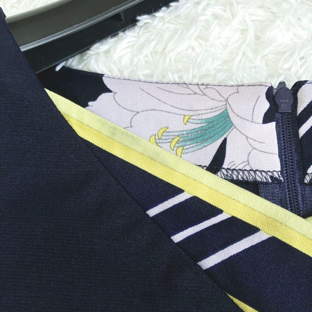 大きいサイズ✨近年 レオナール カットソー チュニック カンカン トリム 42